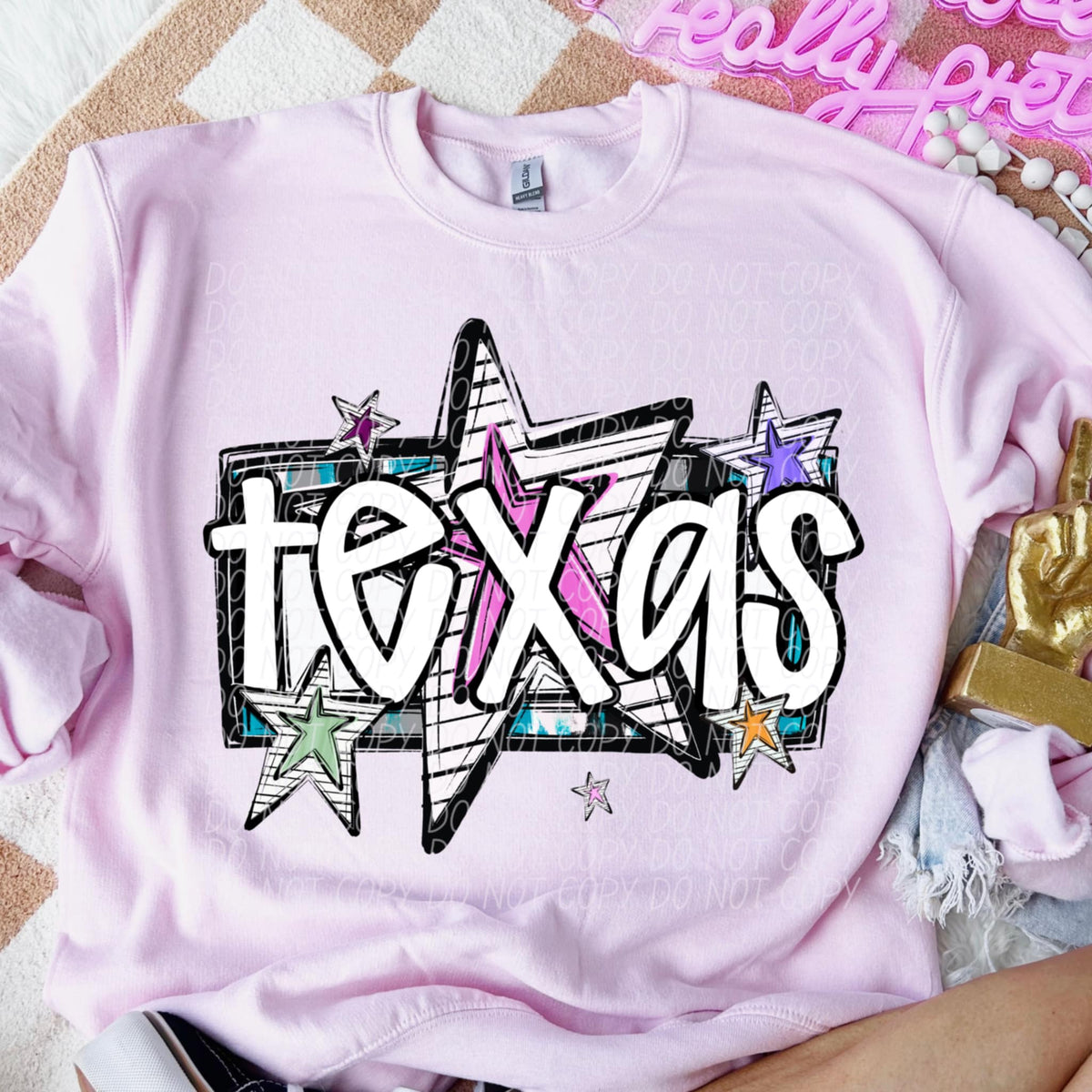 Texas stars (CITY) 85390 DTF transfer