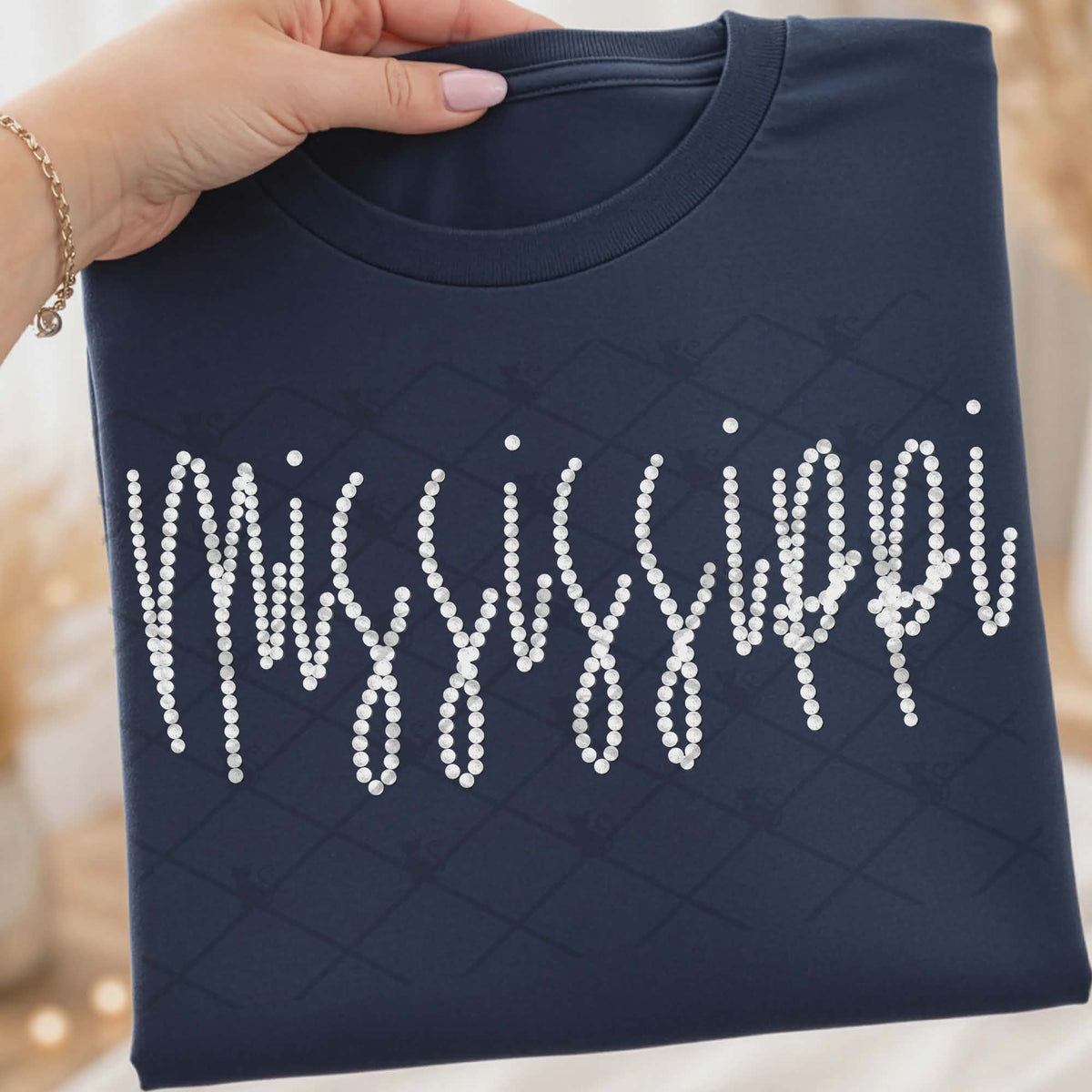 Mississippi faux beads (TTD) DTF Transfer