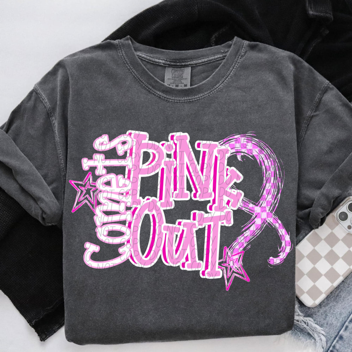 Comets Pink Out (city) DTF Transfer