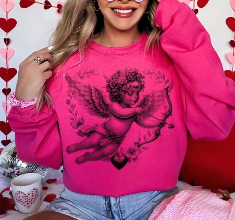 Cupid and arrow (s&g) DTF transfer