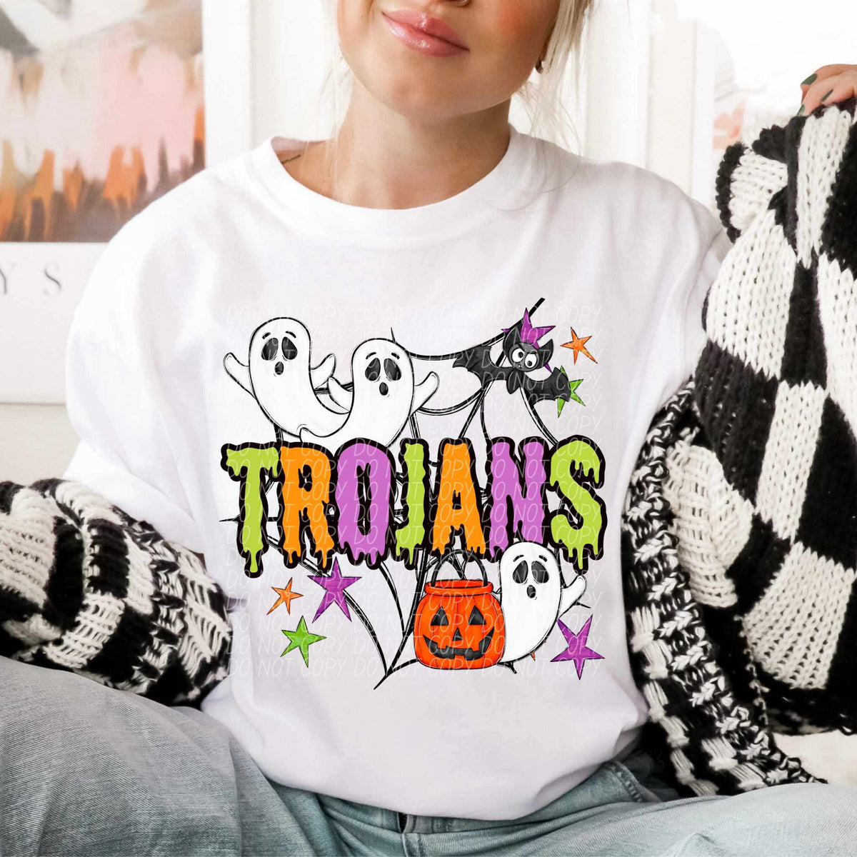 Trojans Halloween (City) DTF transfer