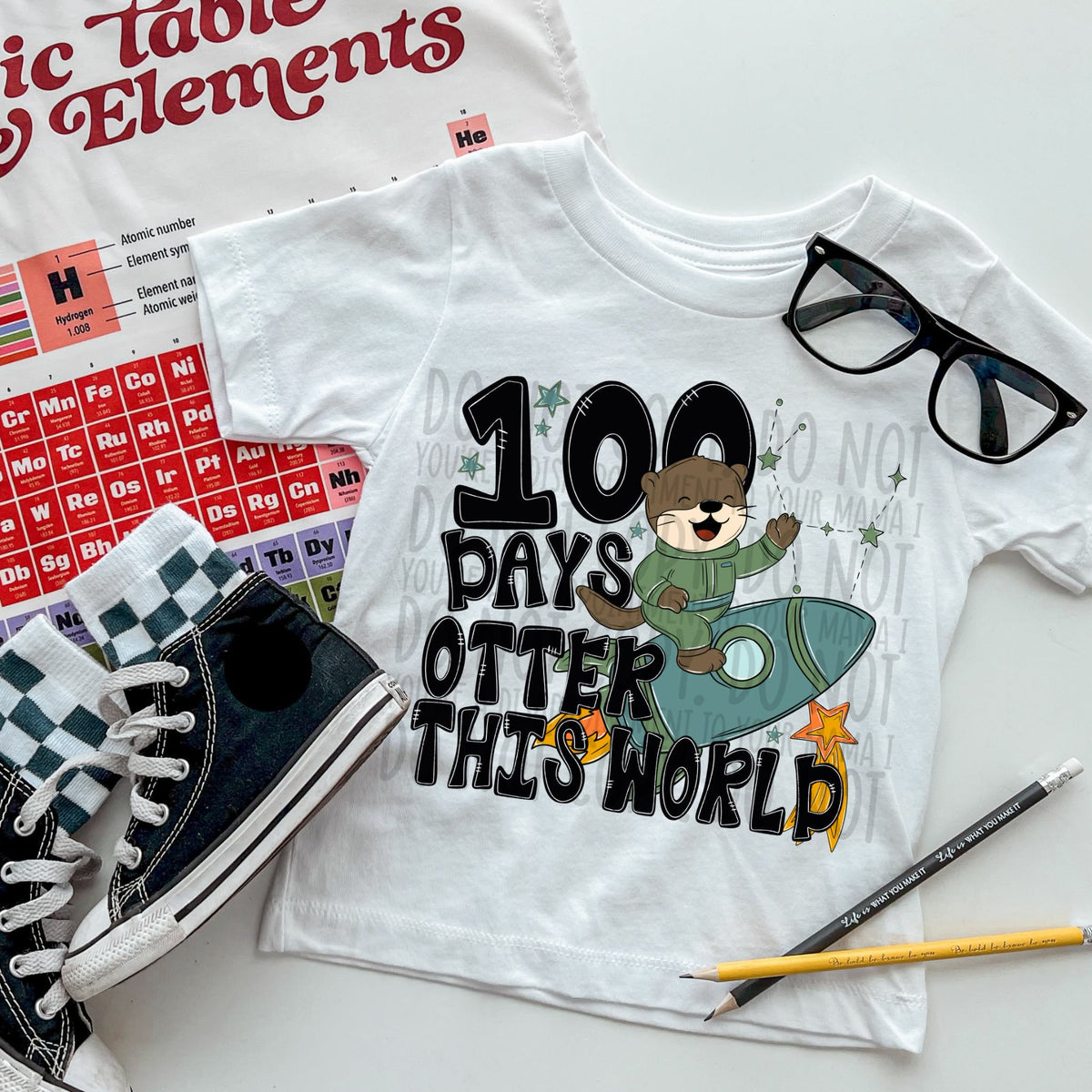 100 Days outter this world (SWD) DTF transfer