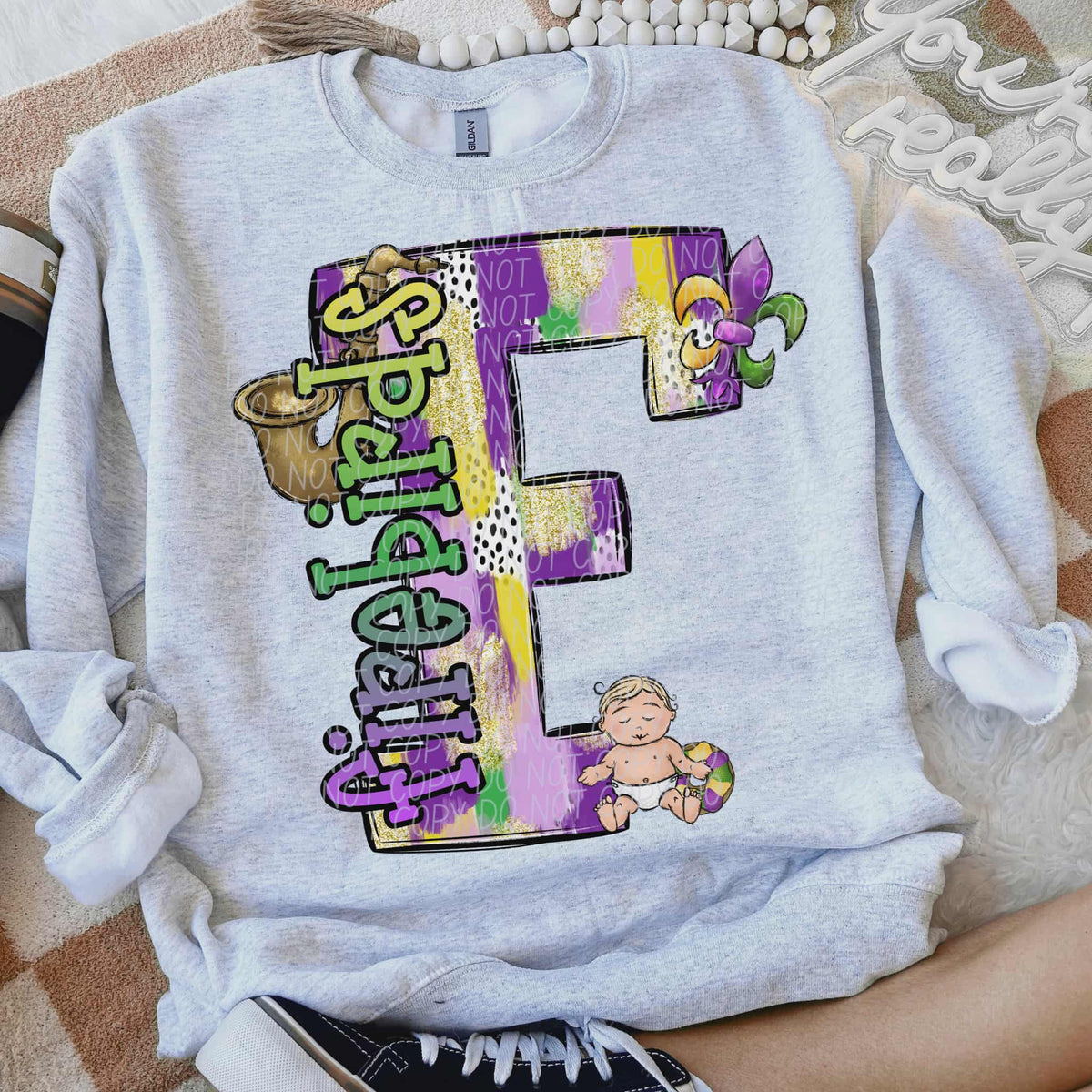 Firebirds Mardi Gras (city) DTF Transfer