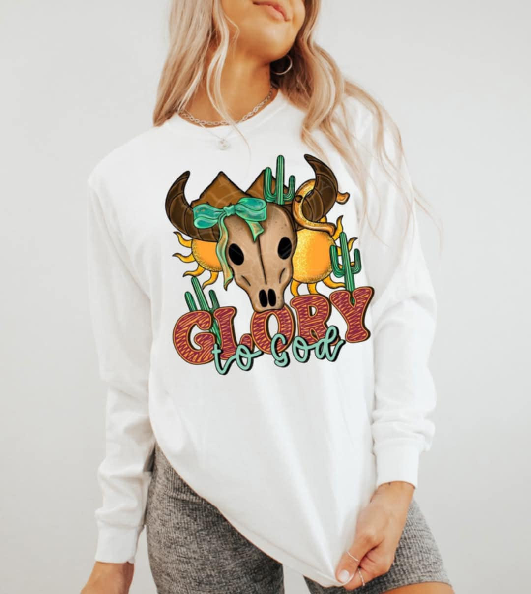 Glory to god bull 85769 DTF transfer