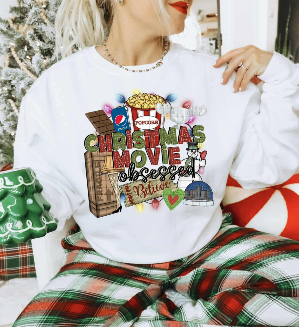 Christmas Movie Obsessed (DD) DTF Transfer