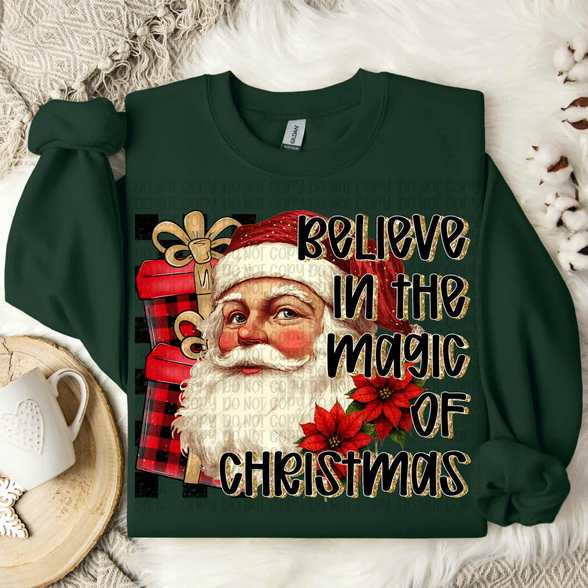 Believe in the magic of Christmas Santa (VP) DTF Transfer