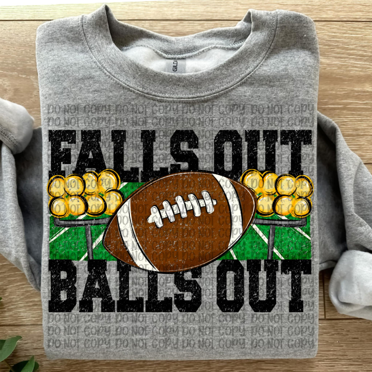 Falls Out Balls Out VP DTF transfer