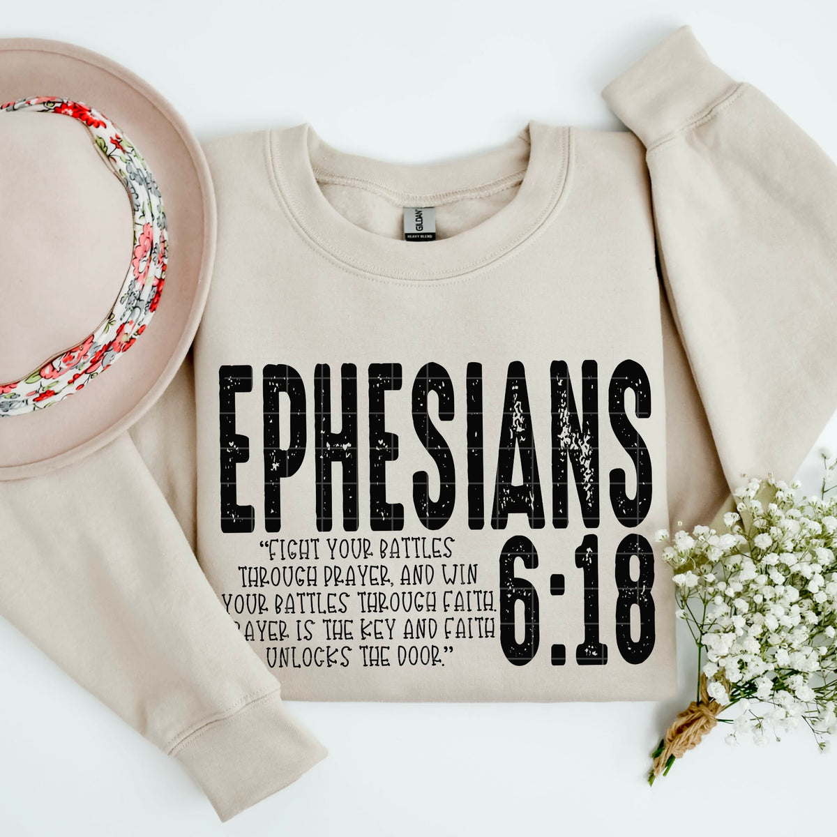 Ephesians 6:18 BLACK (SDD) DTF Transfer
