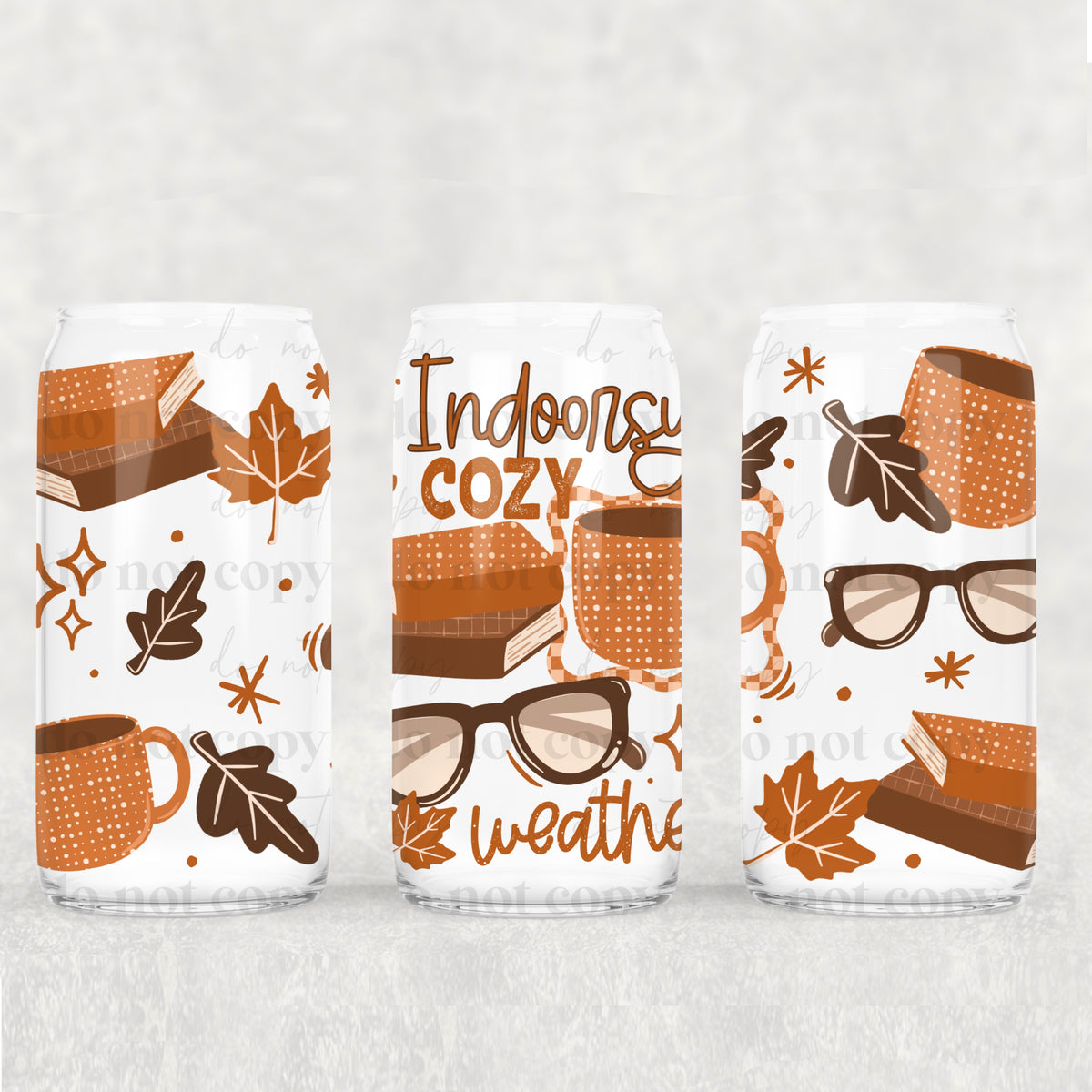 Indoorsy and cozy weather (CSC) UV DTF WRAP