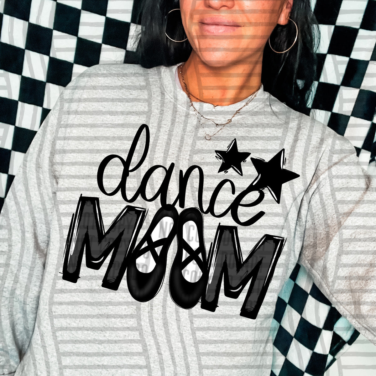 dance mom black stars (Caplinger) DTF transfer