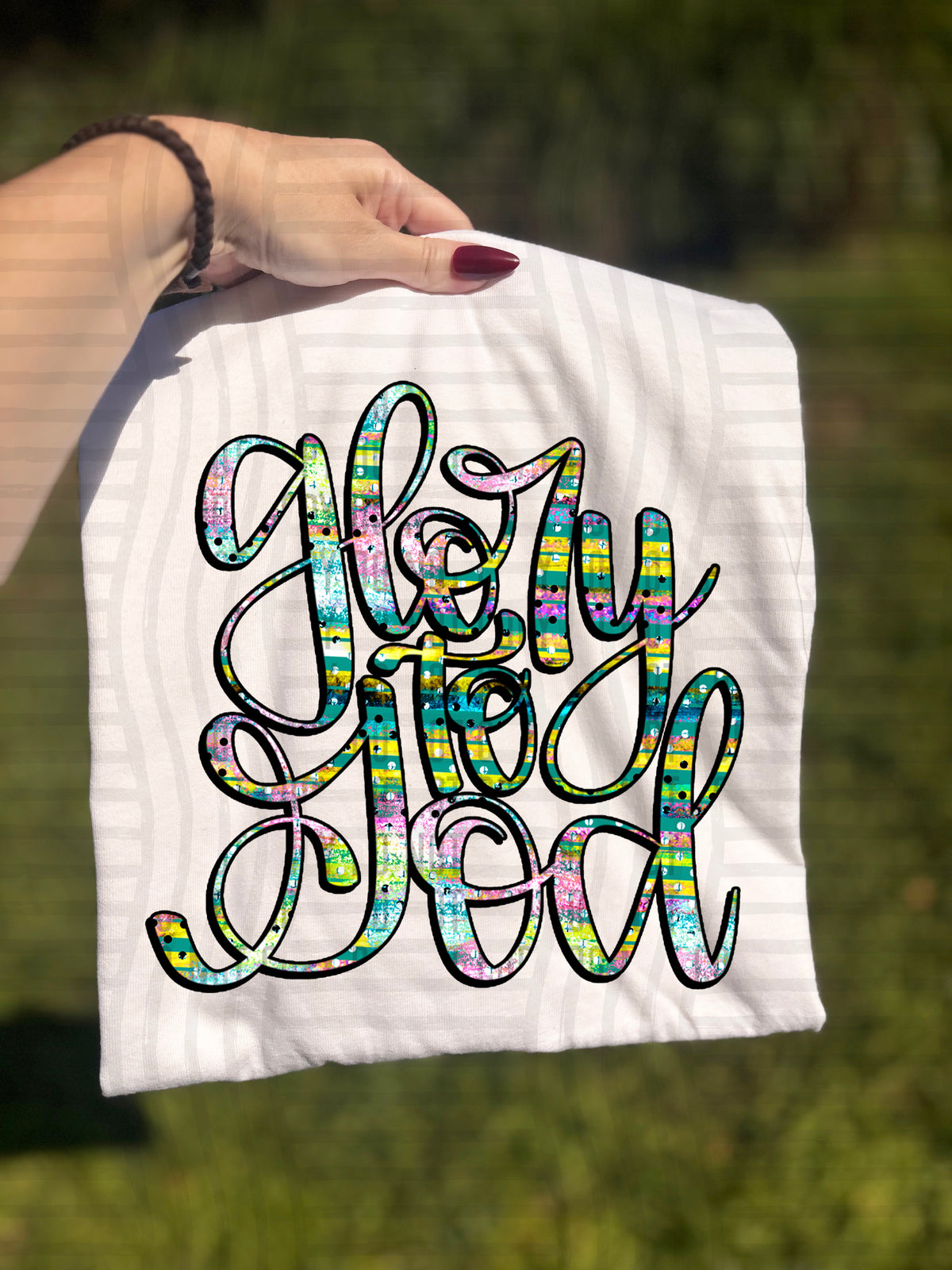 Glory to God Colorful (Caplinger) DTF Transfer