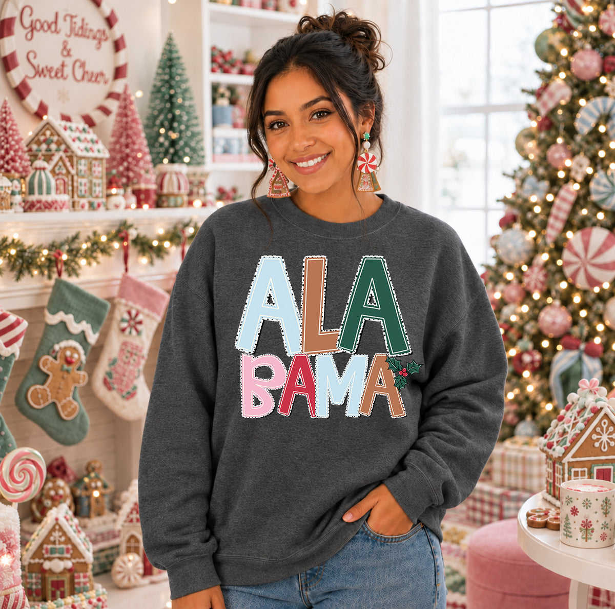 Holly jolly Alabama (S&G) DTF Transfer