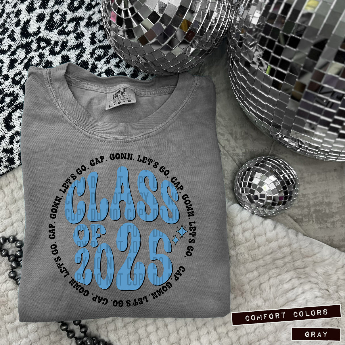 Class of 2025 Light Blue (Caplinger) DTF transfer