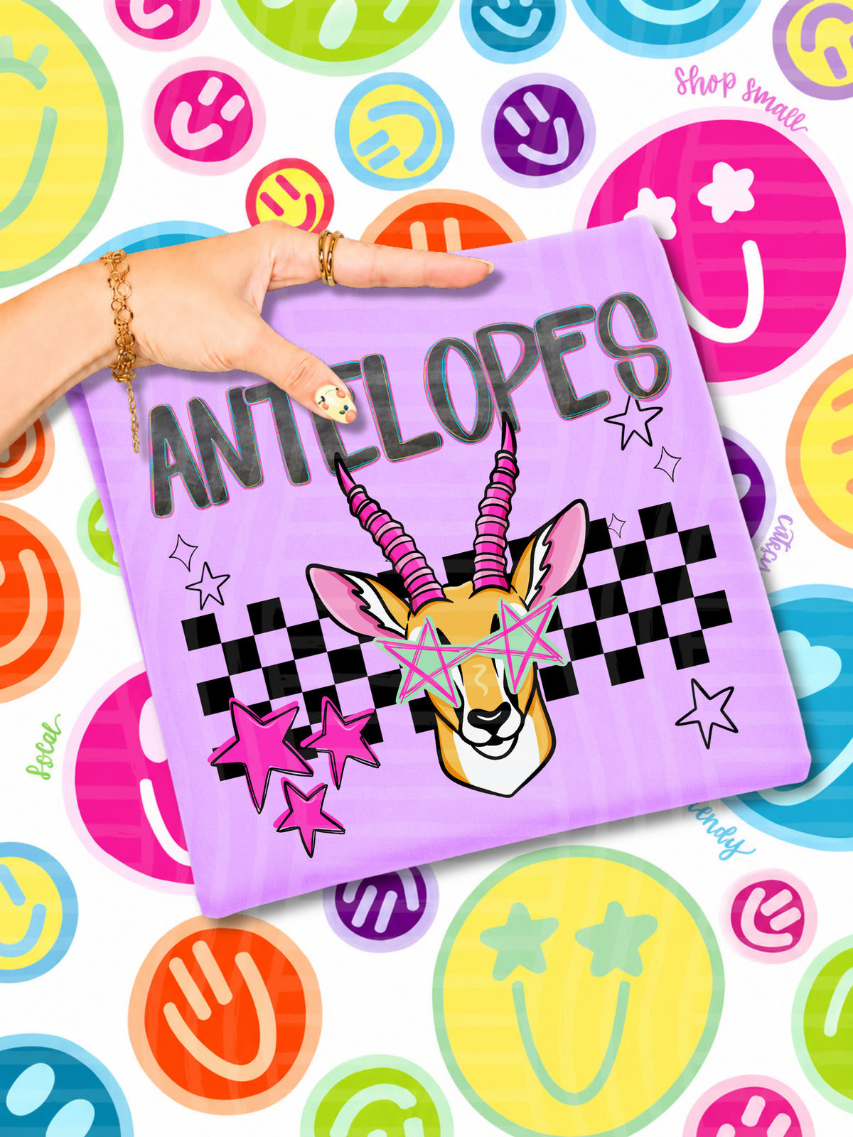 antelopes starry eyed checks (CAPLINGER) DTF Transfer