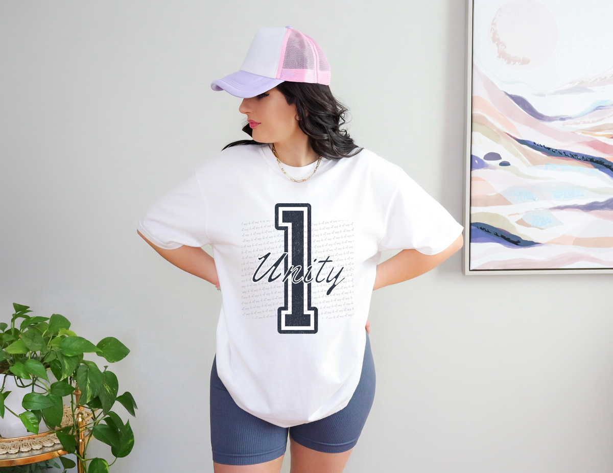 1 Unity Varsity (Front Print) 76968 DTF Transfer