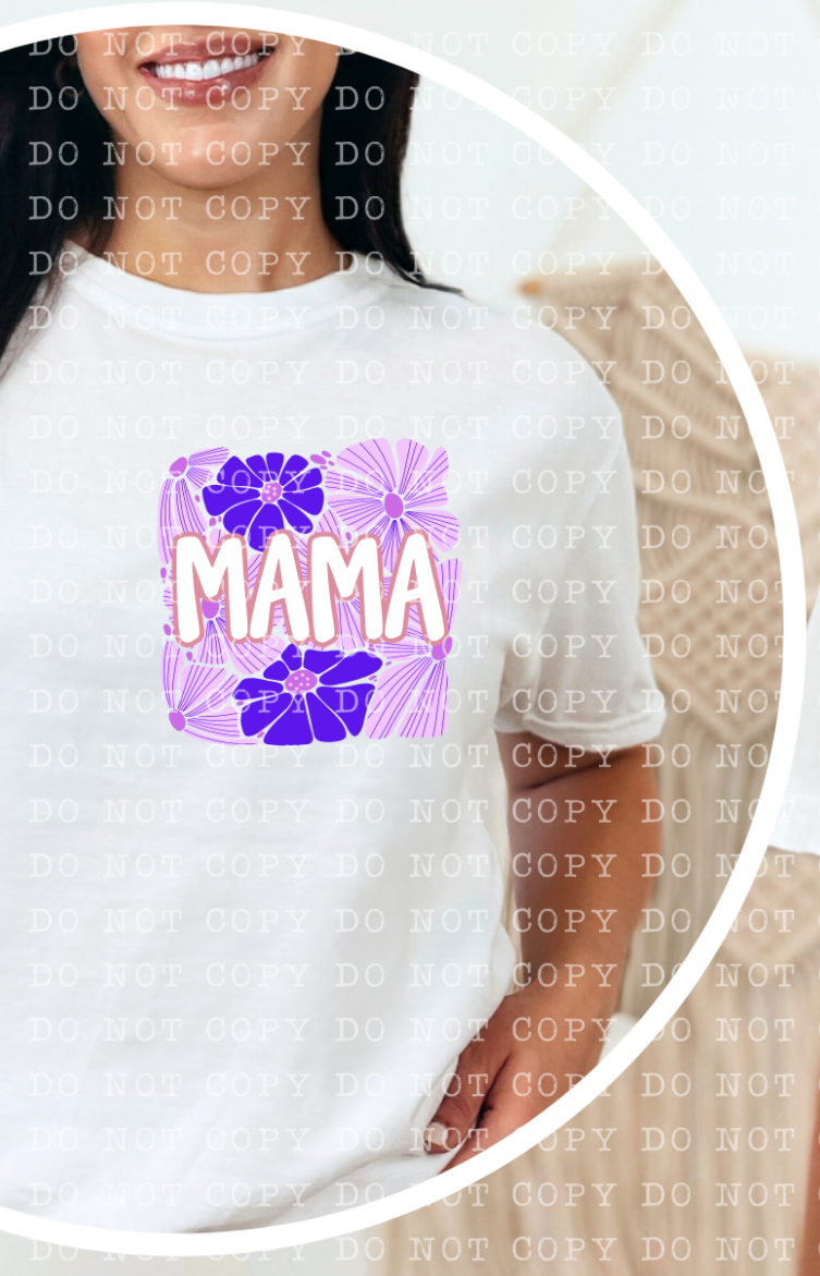 Mama purple pocket (ECHT) 106826 DTF transfer