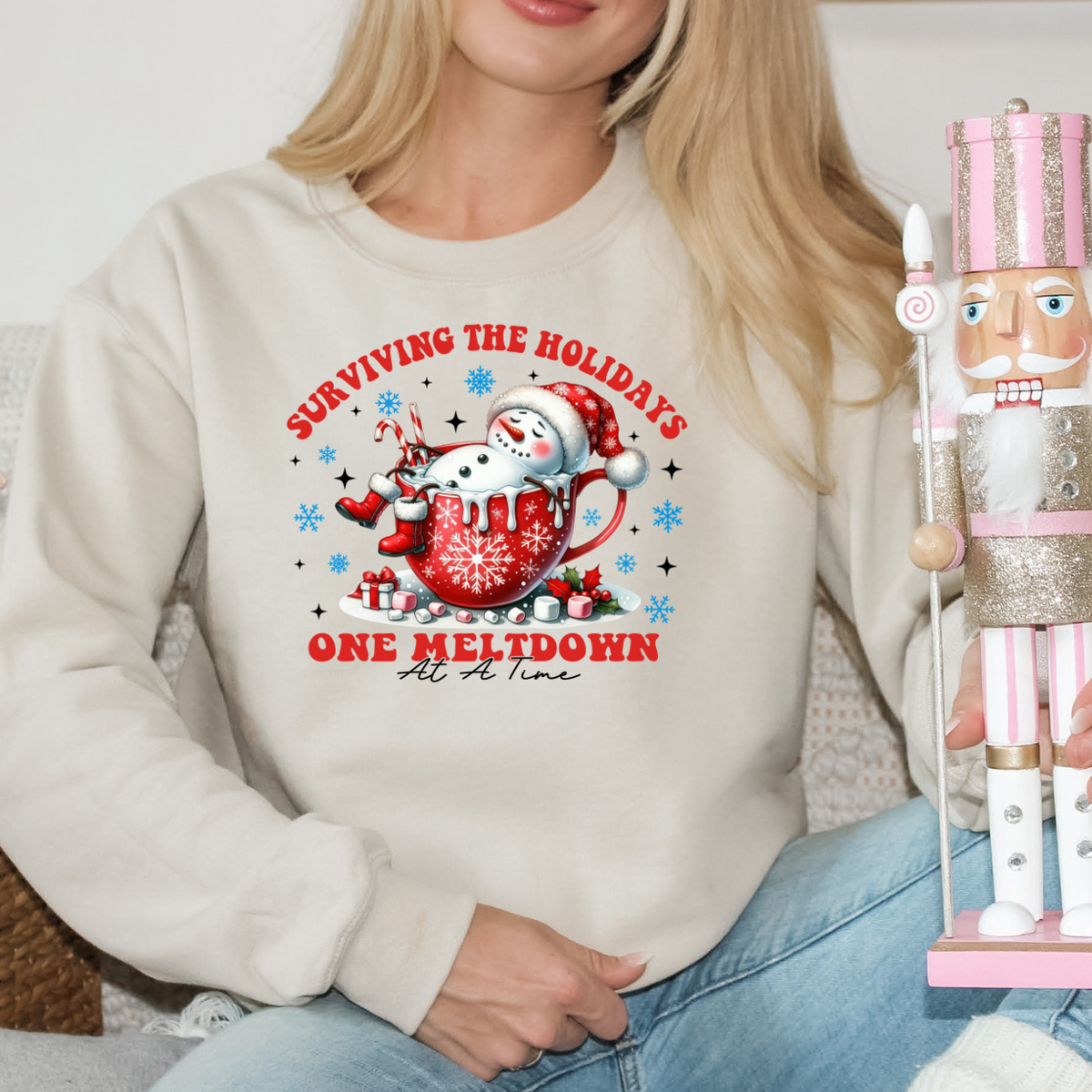 Surviving The Holidays One Meltdown At A Time 68089 DTF Transfer