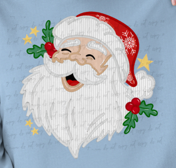 Santa *FRONT DESIGN* 117314 DTF Transfer