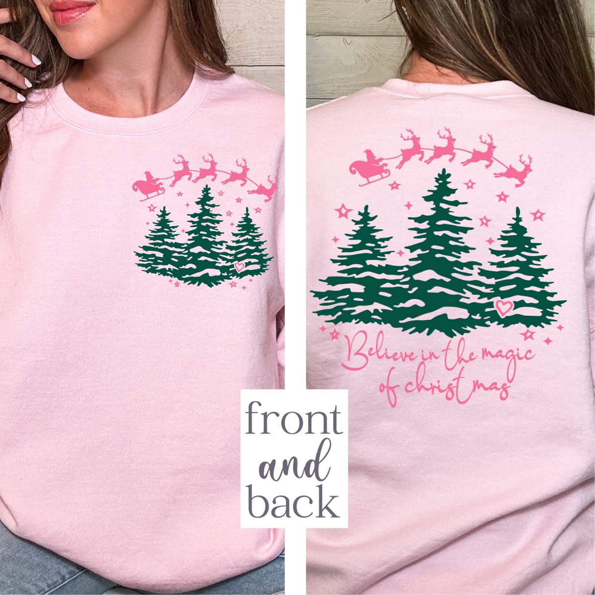 Believe In The Magic Of Christmas (POCKET ONLY) DTF Transfer