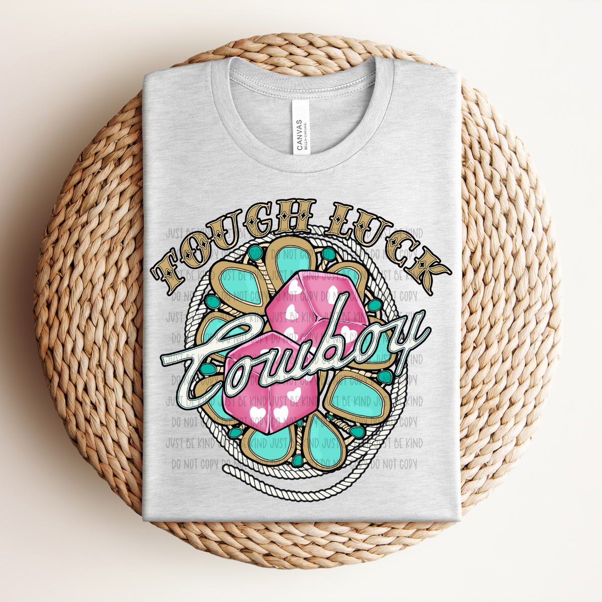Tough Luck Cowboy (Kayndi) 83916 DTF Transfer