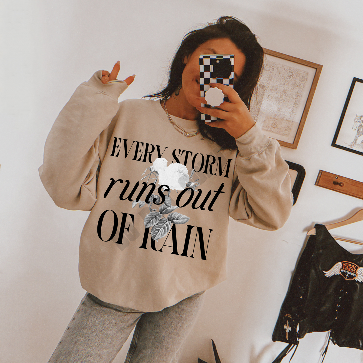 Every storm runs out of rain (Lyttle) DTF transfer