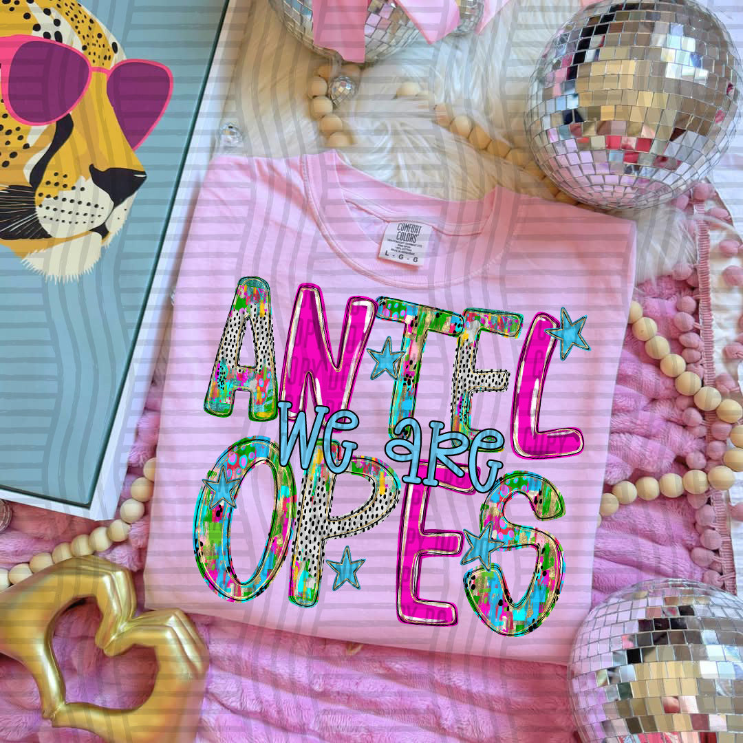 Antelopes preppy luxe (Caplinger) DTF transfer