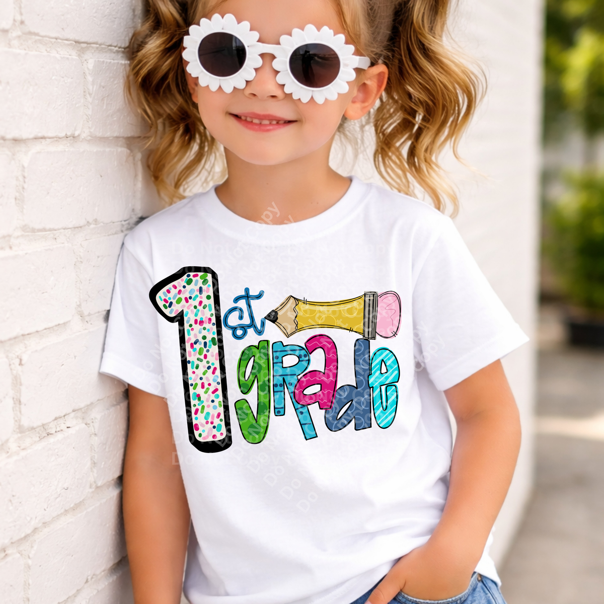 1st grade patterns (Irene) DTF Transfer