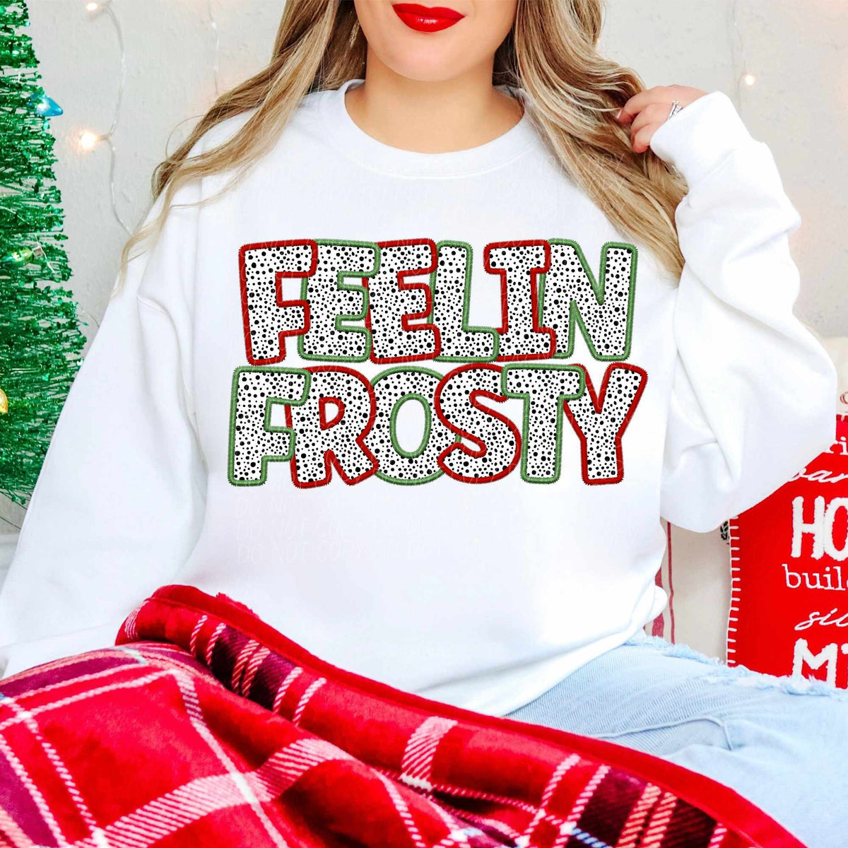 Feelin frosty Dalmatian filled (CITY) 70023 DTF transfer