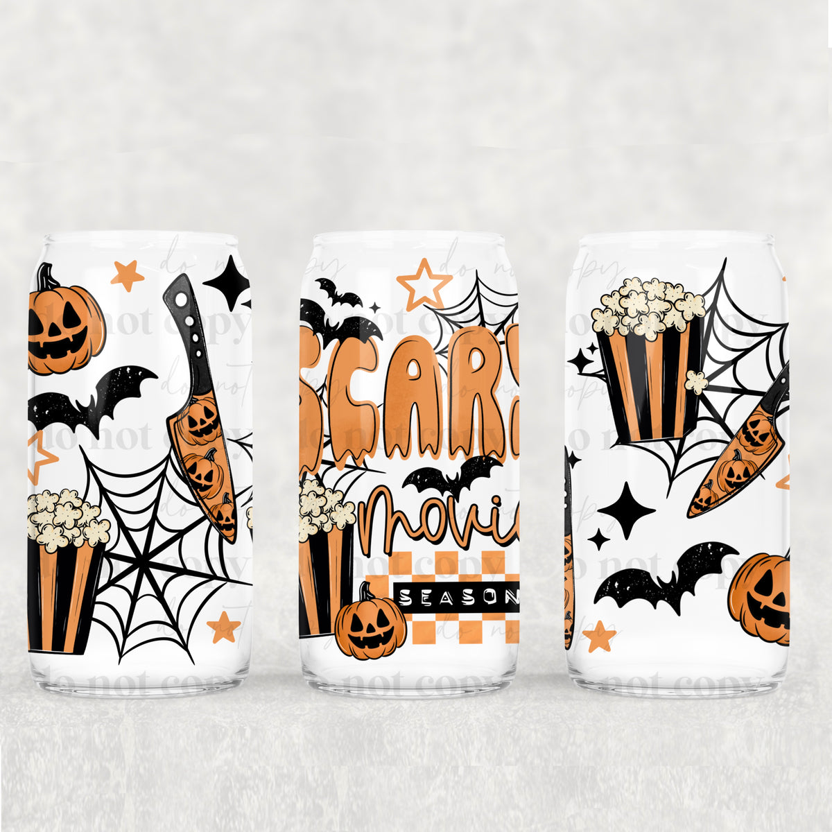 Scary movie season (CSC) UV DTF WRAP