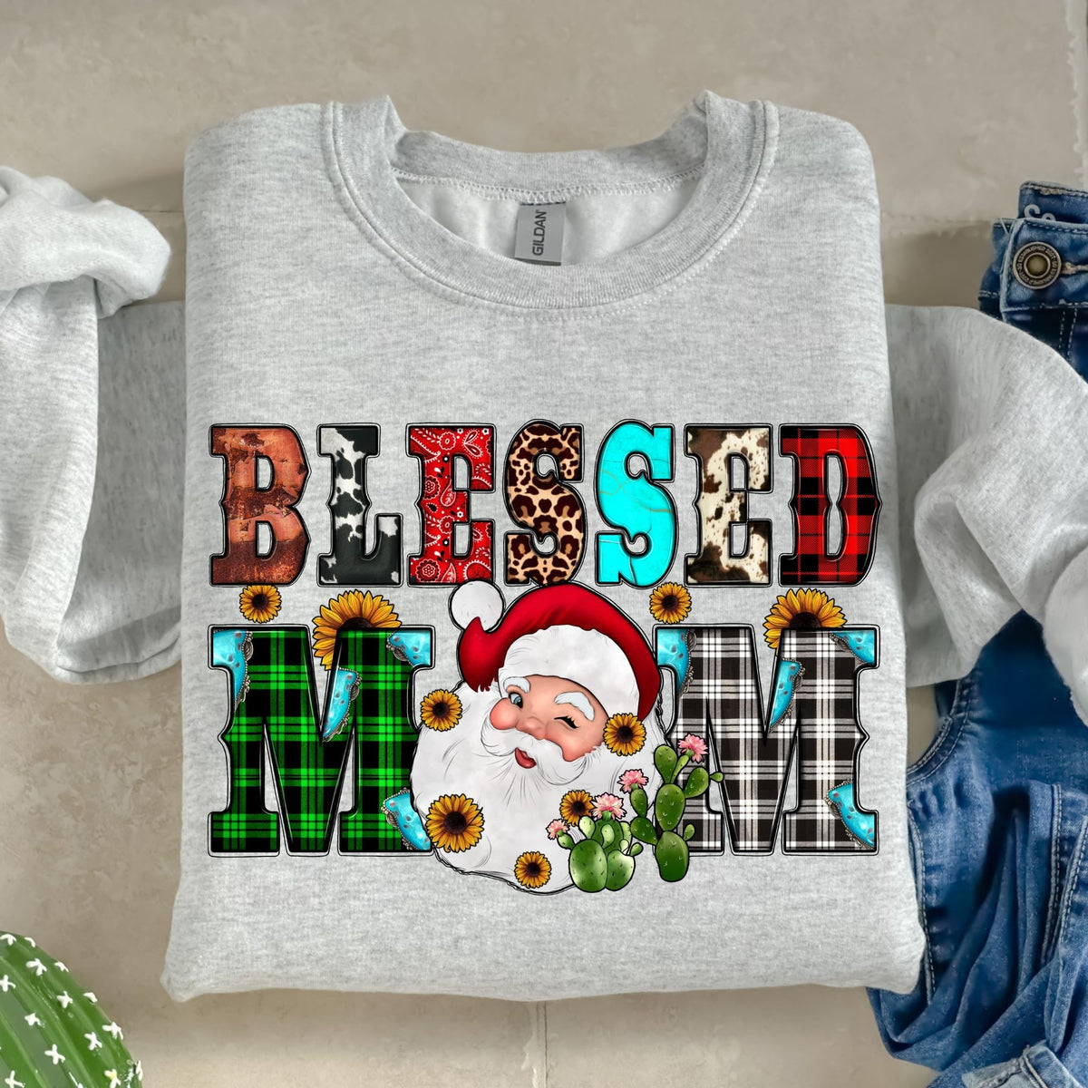 Blessed Mom-38546-DTF transfer