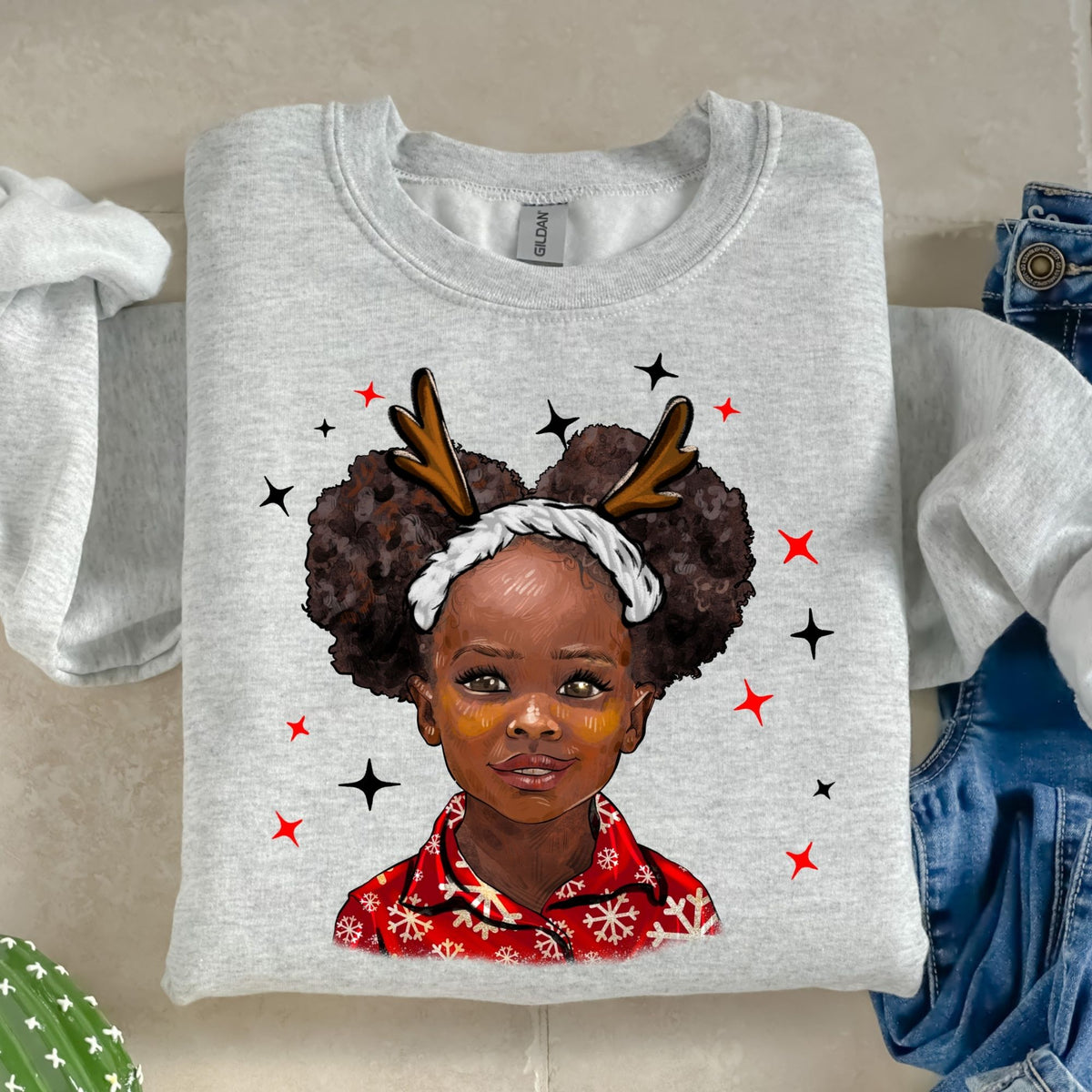 Christmas Girl-38547-DTF transfer