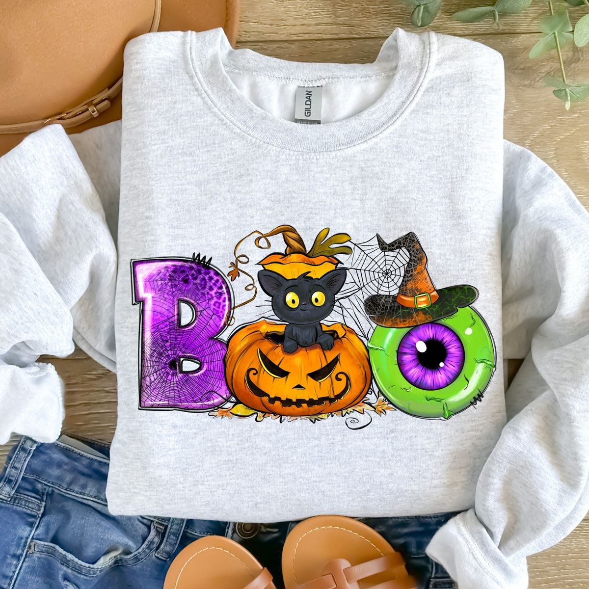 Boo Halloween-38495-DTF transfer