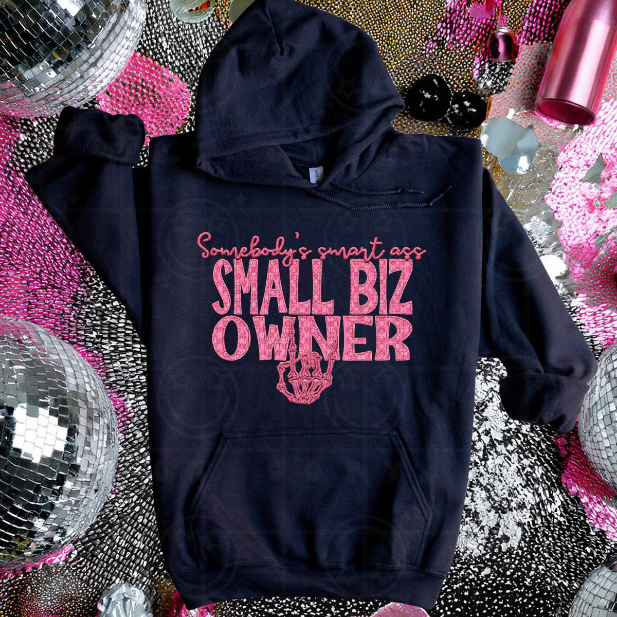 Somebody’s smart ass small biz owner pink (HW) 75190 DTF transfer