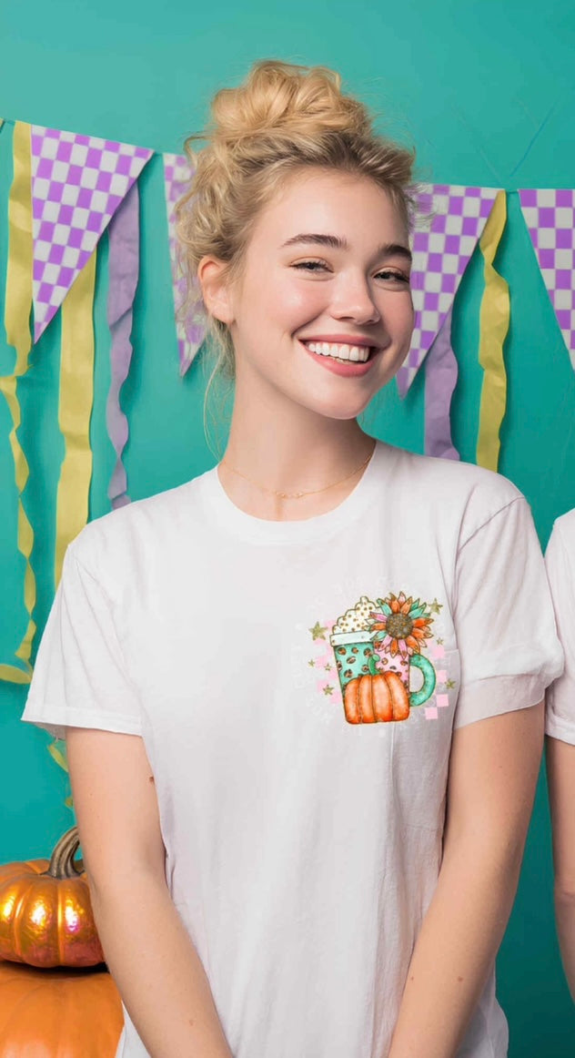 Pumpkin spice is life pocket 106443 DTF transfer
