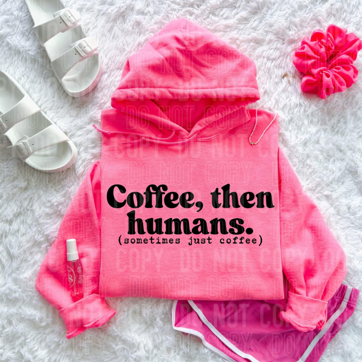 Coffee, then humans (SBB) 106802 DTF transfer