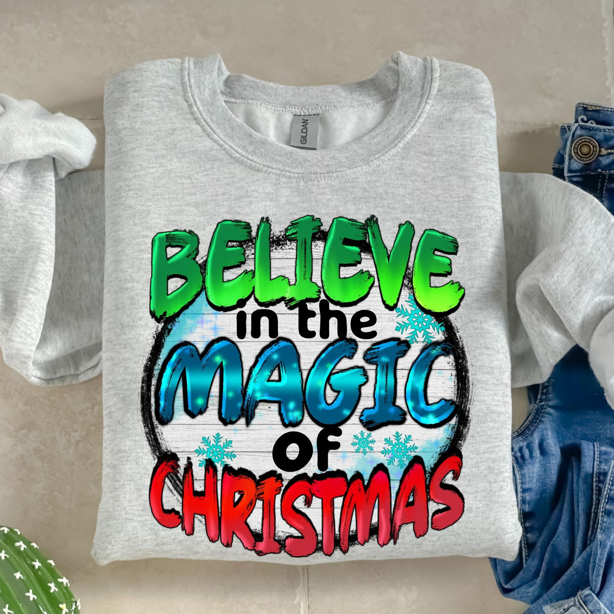 Believe in the Magic of Christmas-38544-DTF transfer
