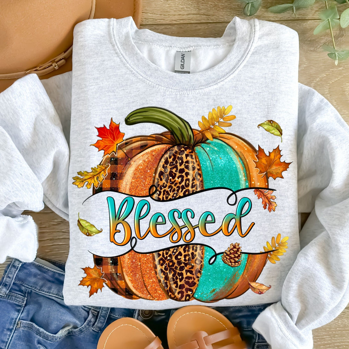 Blessed Pumpkin-38496-DTF transfer