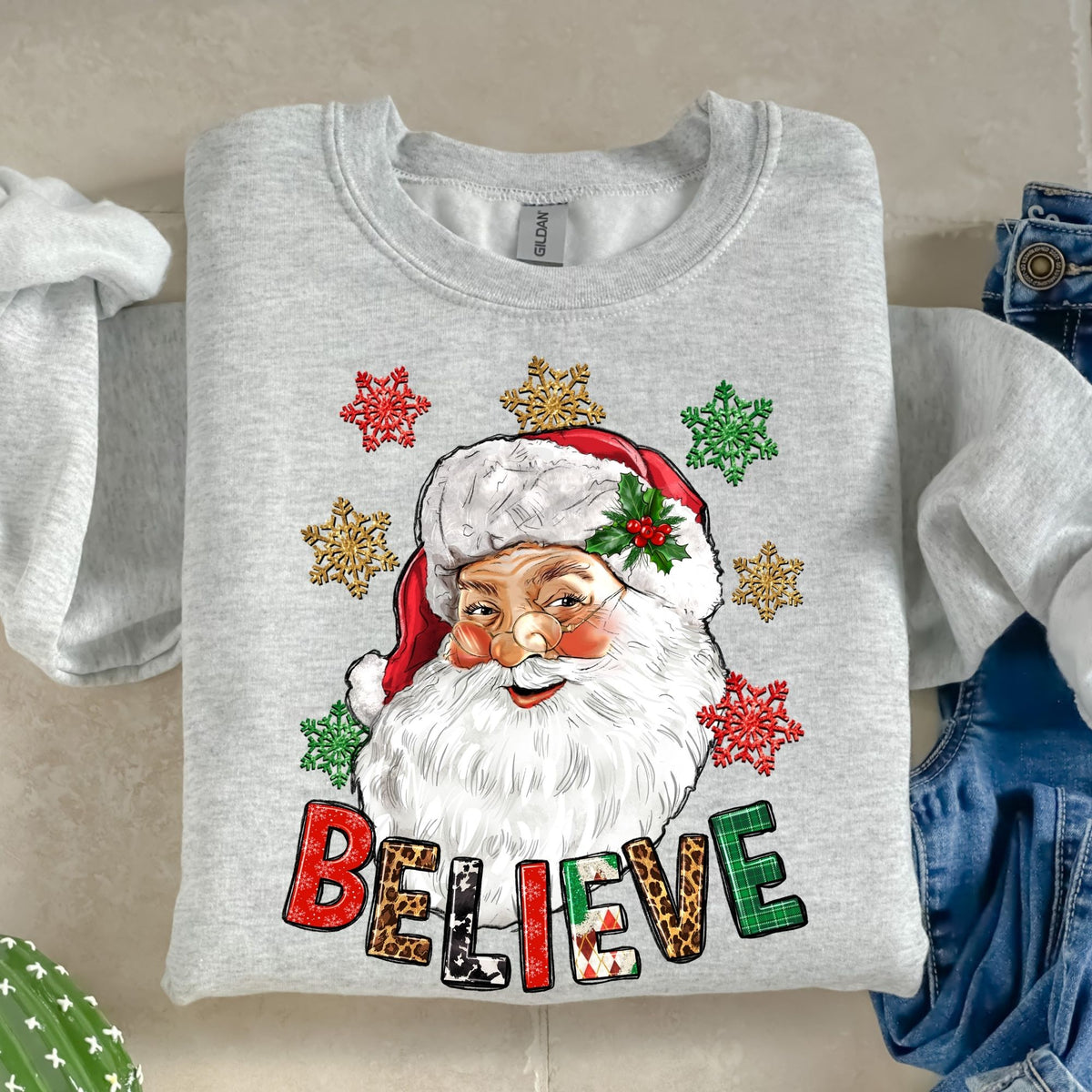 Believe Christmas-38543-DTF transfer