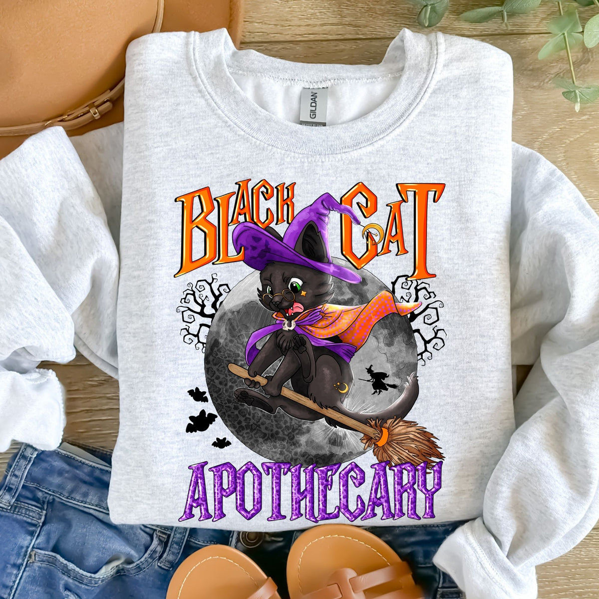 Black Cat-38499-DTF transfer