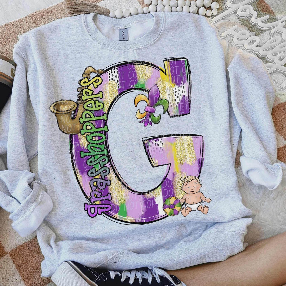 Grasshoppers Mardi Gras (city) DTF Transfer