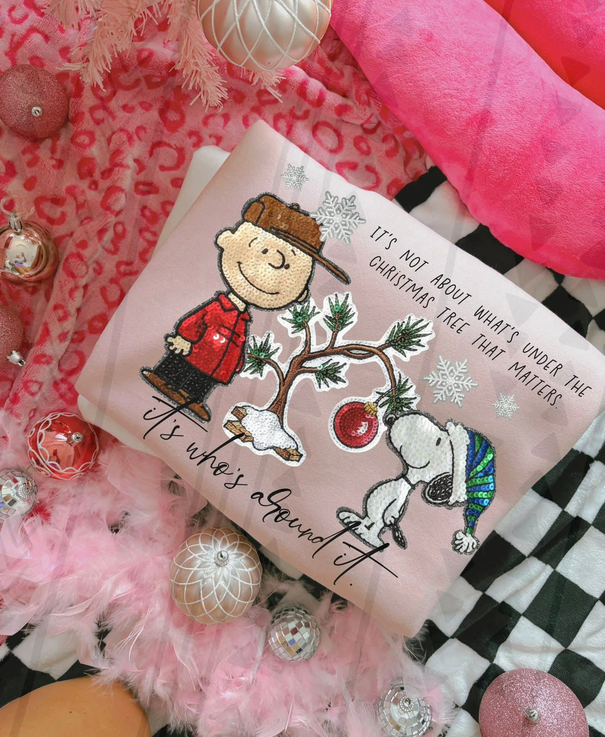 It’s not what’s under the tree peanut (TGG) DTF transfer