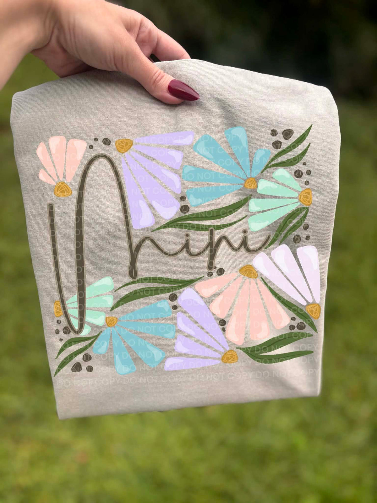 Mini cursive florals (SCG) DTF Transfer