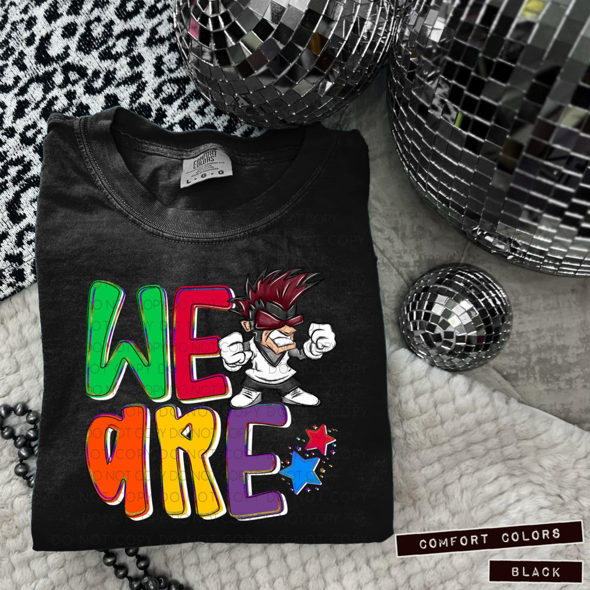 We are maroon character (Caplinger) 100869 DTF transfer