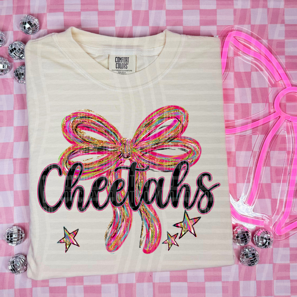 Cheetahs Whimsical Bow (caplinger) DTF transfer