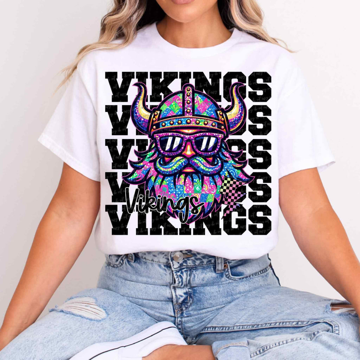 Vikings Stacked Exclusive (Virgo) 109052 DTF transfer