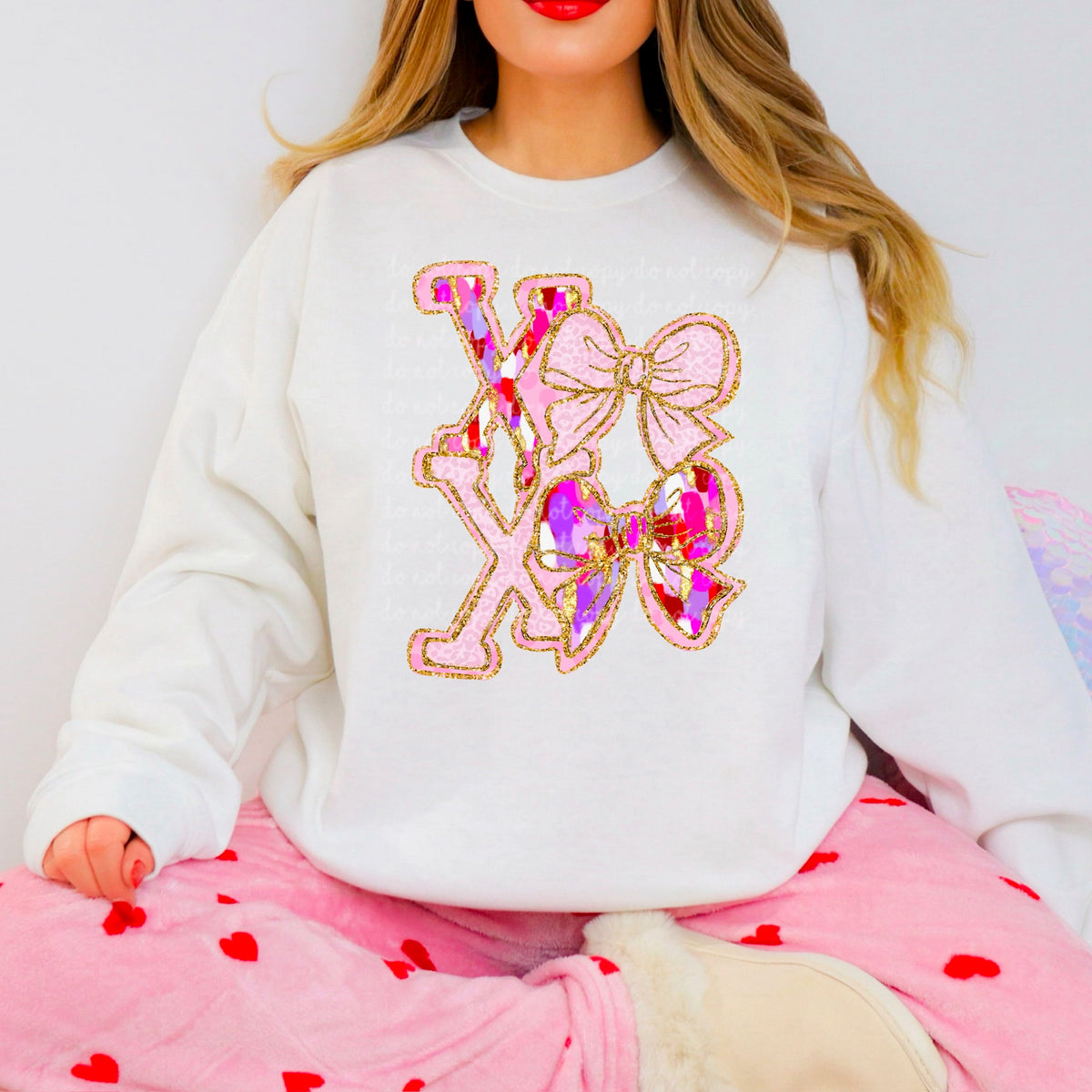 Xoxo Bows DTF Transfer