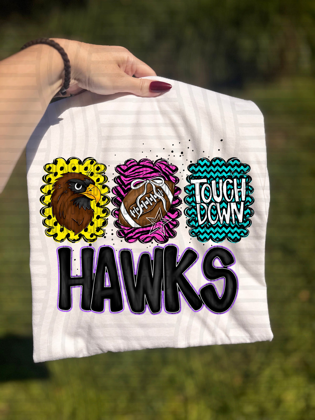 Hawks Preppy Bright Trio (Caplinger) 113081 DTF transfer