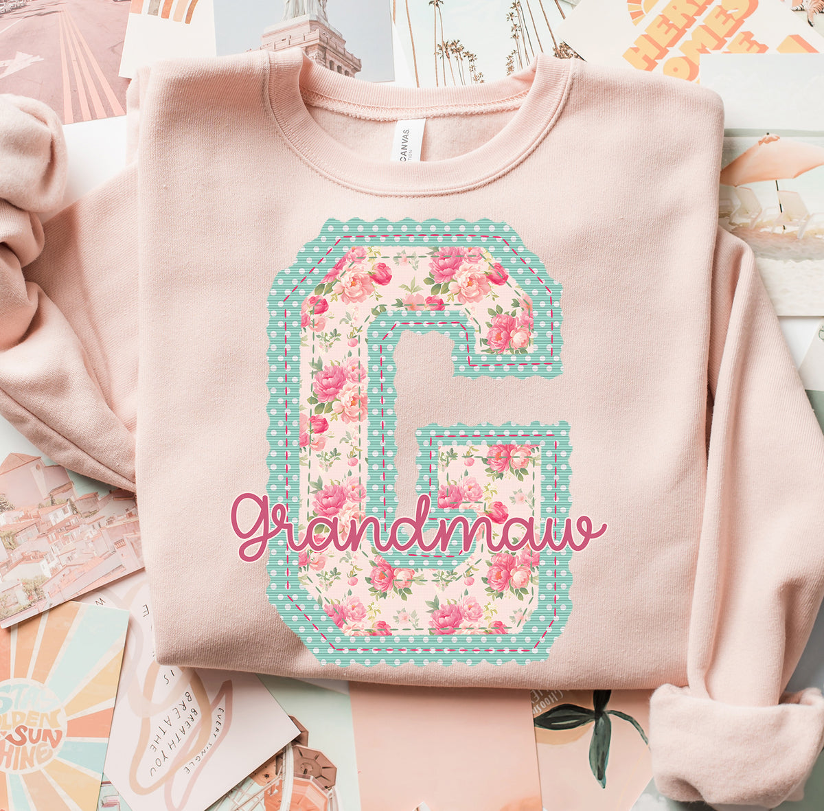 Grandmaw Sweet Vintage Name (S&G) DTF Transfer