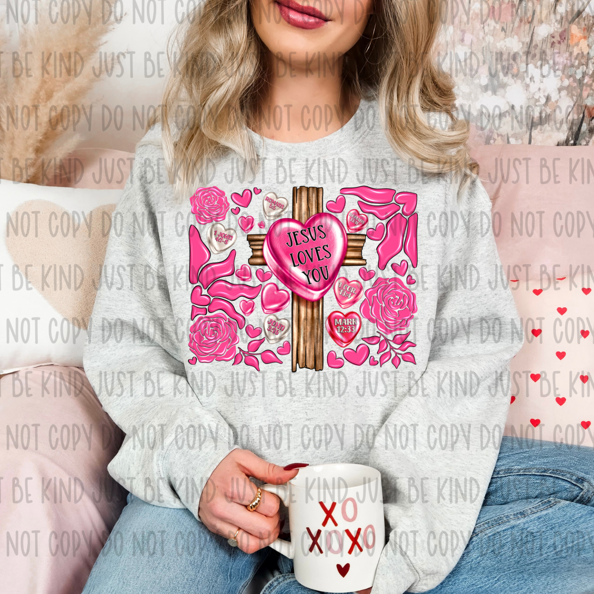 Jesus Loves You (SSD) 72782 DTF transfer