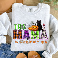 This Mama Loves Her Spooky Crew-38289-DTF transfer